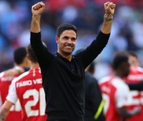 阿尔特塔：战胜曼城振奋人心 补时延长是好事